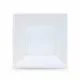 Set of reusable plates Algon Squared White Plastic 18 x 18 x 4 cm (24 Units)