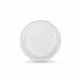 Set de platos reutilizables Algon Blanco Plástico (6 Unidades)