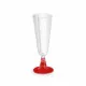 Reusable cava glasses Algon Red 24 Units 150 ml (4 Pieces)