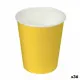 Set de Vasos Algon Cartón Desechables Amarillo 36 Unidades (24 Piezas)