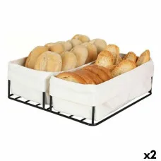 Breadbasket Viejo Valle 2 Baskets 100% cotton 24 x 23 x 7 cm (2 Units)