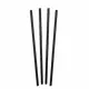 Straws Algon Cardboard Black 25 Pieces 24 Units