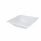 Set of reusable plates Algon White Plastic (36 Units)