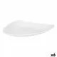 Flat Plate Inde Vedone Porcelain White 31 x 25 x 4 cm (6 Units)