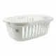 Laundry basket Tontarelli Hipster White 50 L 66 x 44 x 25 cm (6 Units)