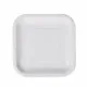 Plate set Algon Disposable White Cardboard Squared 20 cm (36 Units)