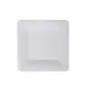 Plate set Algon Disposable White Cardboard Squared 18 cm (36 Units)