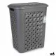Cesto para la Ropa Sucia Tontarelli Arianna 30 L Grafito 37,5 x 27,5 x 47 cm (6 Unidades)