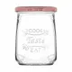 Transparent Glass Jar Inde Tasty 550 ml With lid (12 Units)