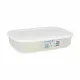 Set of 3 lunch boxes Tontarelli Family White Rectangular 29,6 x 19,8 x 7,7 cm (20 Units)