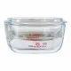 Casserole with lid Quttin 63096 Glass 32,8 x 19,7 x 13 cm (3L + 1,5L)
