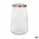 Tarro de Cristal Transparente Inde Tasty 1,05 L Con Tapa (12 Unidades)