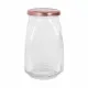 Tarro de Cristal Transparente Inde Tasty 1,05 L Con Tapa (12 Unidades)