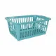 Laundry basket Tontarelli Classic Blue 35 L 58 x 41 x 24 cm (12 Units)