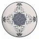 Underplate La Mediterránea Rosetta Porcelain Ø 32,5 cm (6 Units)