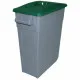 Recycling Waste Bin Denox Green 65 L (2 Units)