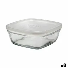 Fiambrera Cuadrada con Tapa Duralex FreshBox 1,15 L 17 x 17 x 7 cm (8 Unidades)  