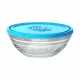 Round Lunch Box with Lid Duralex FreshBox Blue 310 ml (12 Units)