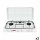 Hornillo de Gas Algon Con Tapa Blanco 5400 W 55 x 7 x 32 cm (2 Unidades)