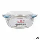 Casserole with lid Quttin Glass 1,6 + 0,5 L (3 Units)