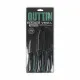 Knife Set Quttin Bull Ceramic 3 Pieces (2 Units)