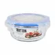 Round Lunch Box with Lid Quttin Transparent 400 ml Ø 13,5 x 6 cm (12 Units)