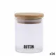 Transparent Glass Jar Quttin    6,5 x 9 cm Silicone 200 ml (24 Units)