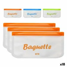 Bolsa Reutilizable para Alimentos Quttin 3 Piezas 30 x 15 cm (18 Unidades)