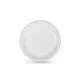 Set de platos reutilizables Algon Blanco Plástico 17 x 17 x 1,5 cm (10 Unidades)