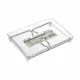Plate Rack Confortime Foldable Transparent 31 x 22 x 16,8 cm (12 Units)