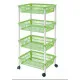 Vegetable trolley Tontarelli Mito 4 Green 40 x 29 x 62 cm