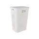 Laundry Basket Tontarelli Bella Double lid 60 L White 40,5 x 33 x 59 cm (5 Units)