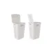 Laundry Basket Tontarelli Bella Double lid 60 L White 40,5 x 33 x 59 cm (5 Units)