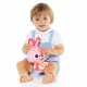 Peluche con Sonido Moltó Gusy luz Baby Bunny Rosa 7,5 cm