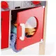 Toy kitchen Moltó 21292 Wood Red (10 pcs)