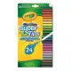 felt-tip pens Crayola B01BF6F20K Washable (24 uds)