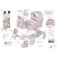 Doll Stroller Decuevas XL 3-in-1 45 x 80 x 81 cm