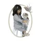 Rag Doll Decuevas Provenza Case that converts into a cot 36 cm Fluffy toy