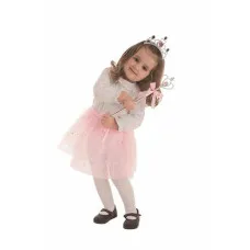 Costume for Children Pink Snow Princess (3 Pieces)