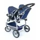 Carrito para Muñecas Reig Tandem Azul 73 x 63 x 46 cm