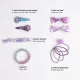 Accesorios para el Pelo Frozen Lila (8 Piezas)