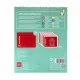 Magnetic board Apli 21,6 x 17,3 cm Red