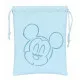 Bolsito de Merienda Mickey Mouse Baby Azul claro Poliuretano 20 x 25 cm