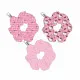 Rubber Hair Bands Hello Kitty Fuchsia 3 Pieces