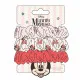 Gomas de Pelo Minnie Mouse Rojo 3 Piezas