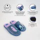 House Slippers Stitch Blue 34-35
