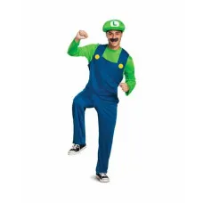 Disfraz para Adultos Luigi super mario bros. L/XL