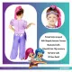 Costume for Children Purple 6-8 Years