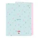 Ring binder Moos Garden Turquoise 26,5 x 33 x 4 cm