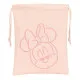 Portameriendas Minnie Mouse Baby Rosa claro 20 x 25 cm Saco